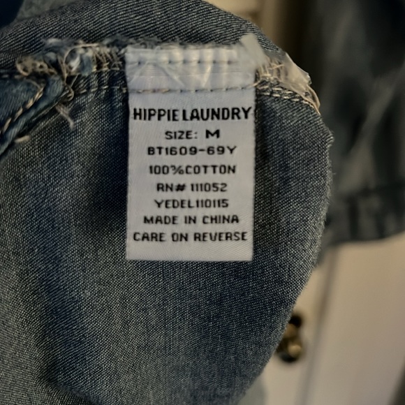 Hippie Laundry chambray denim tunic - Picture 5 of 6